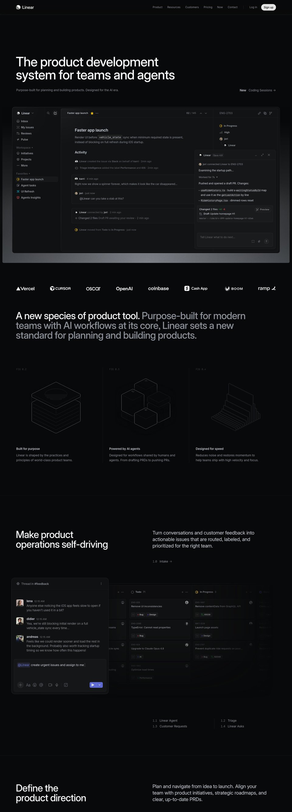 Linear desktop