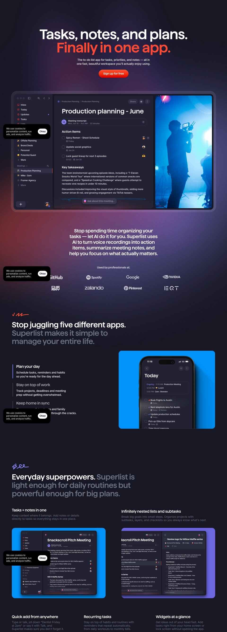 Superlist desktop