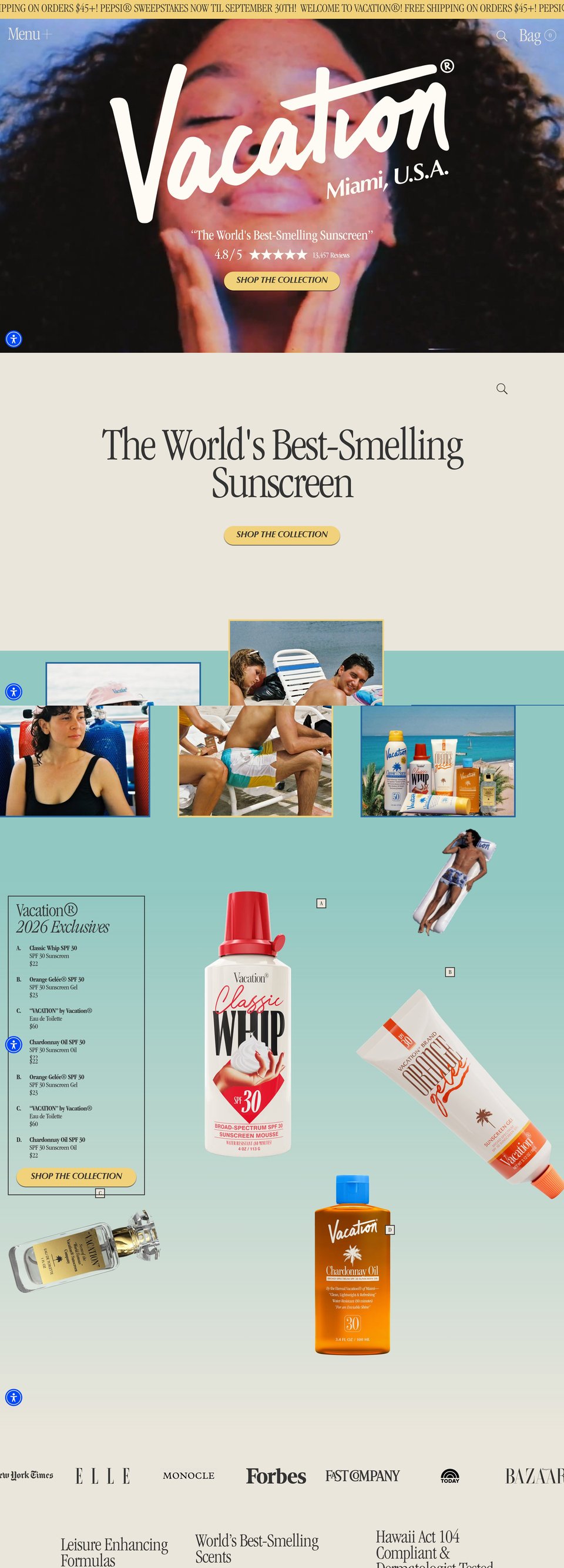 Vacation® desktop