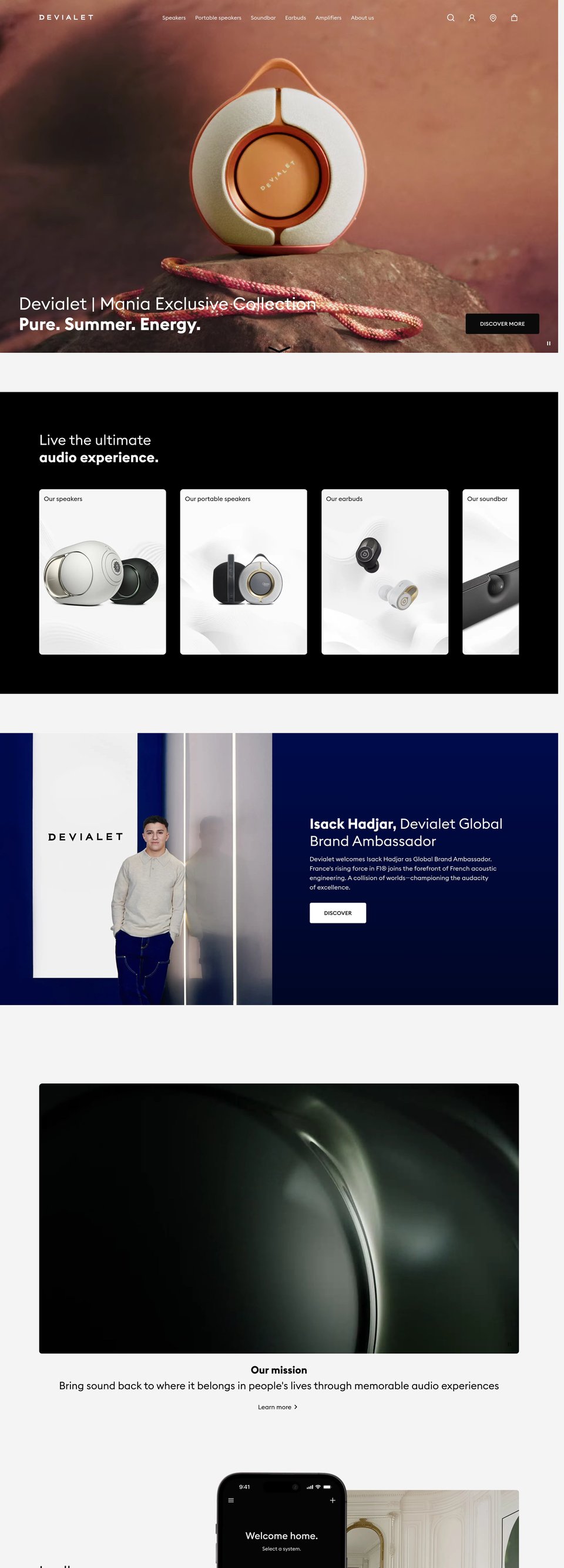 Devialet desktop