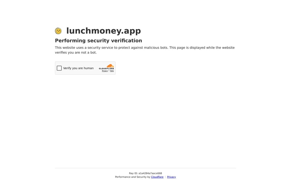 Lunch Money desktop