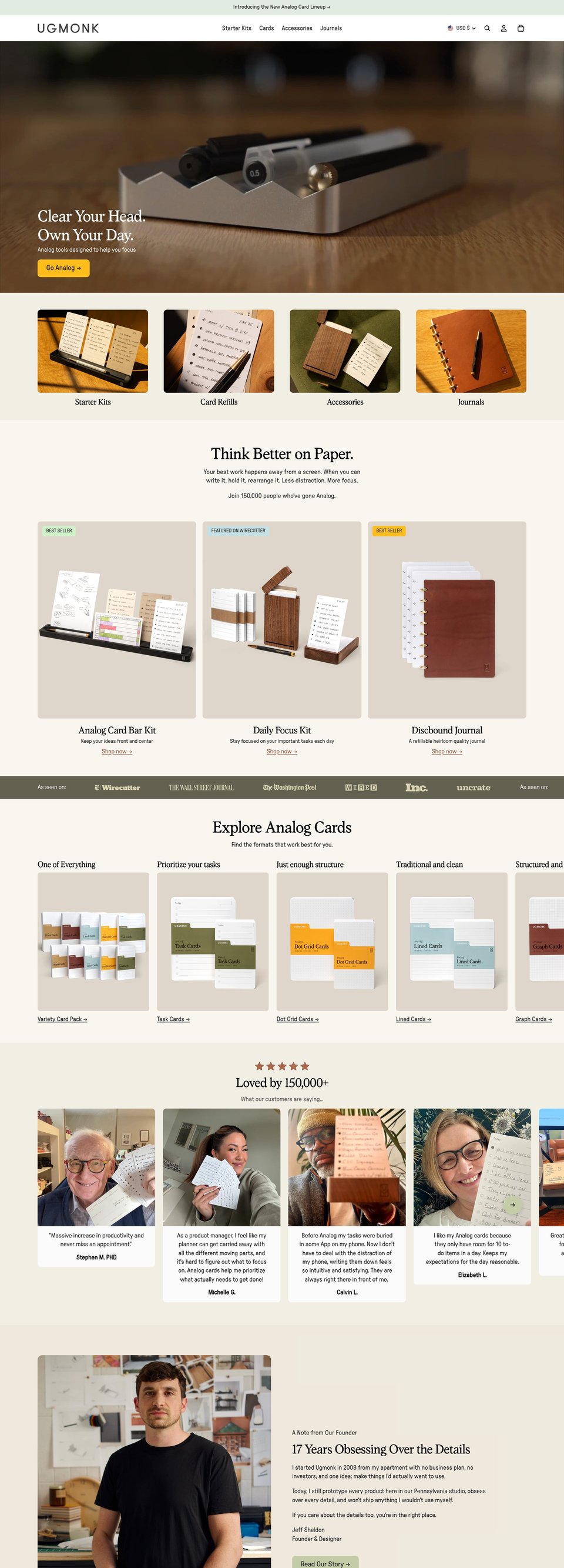Ugmonk desktop