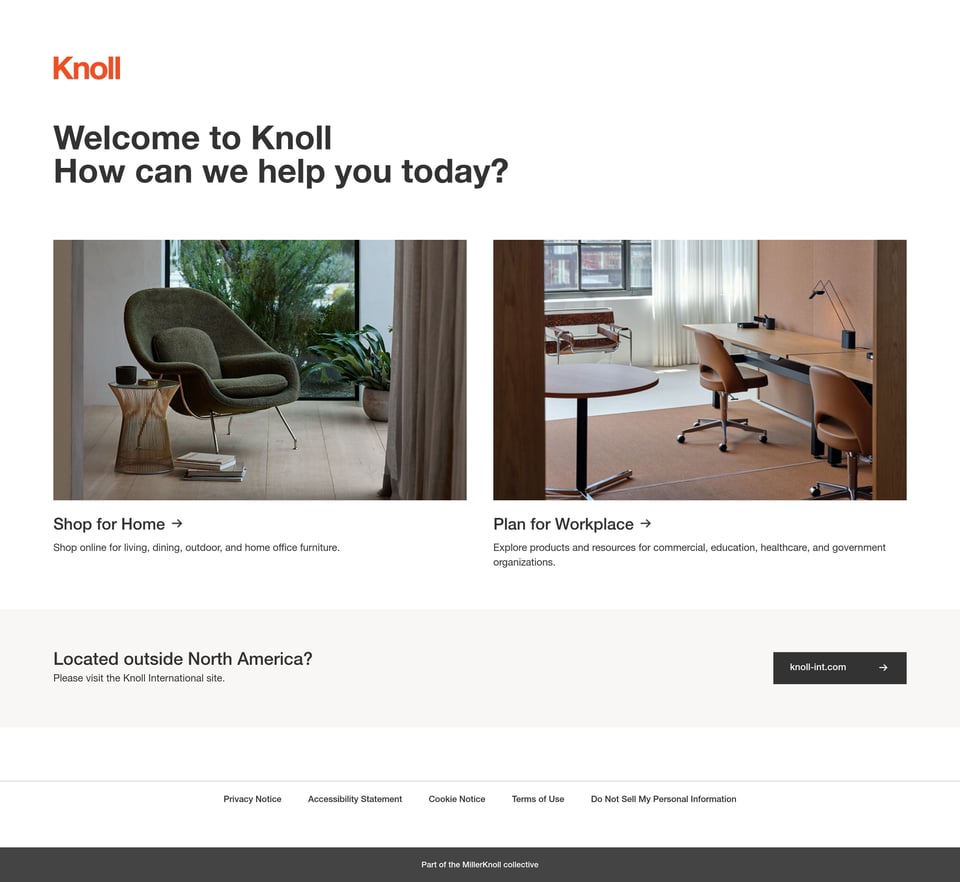 Knoll desktop