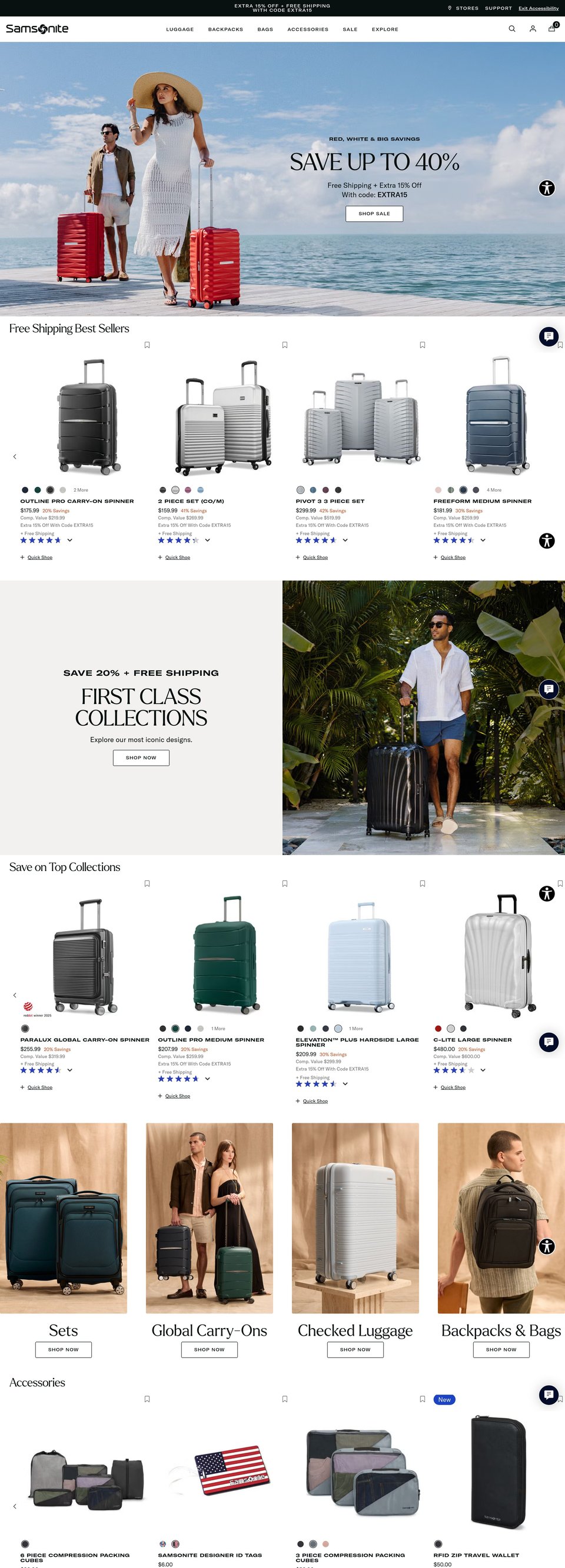 Samsonite desktop
