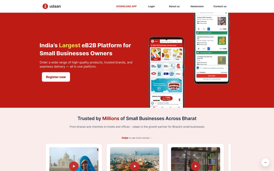 udaan.com desktop