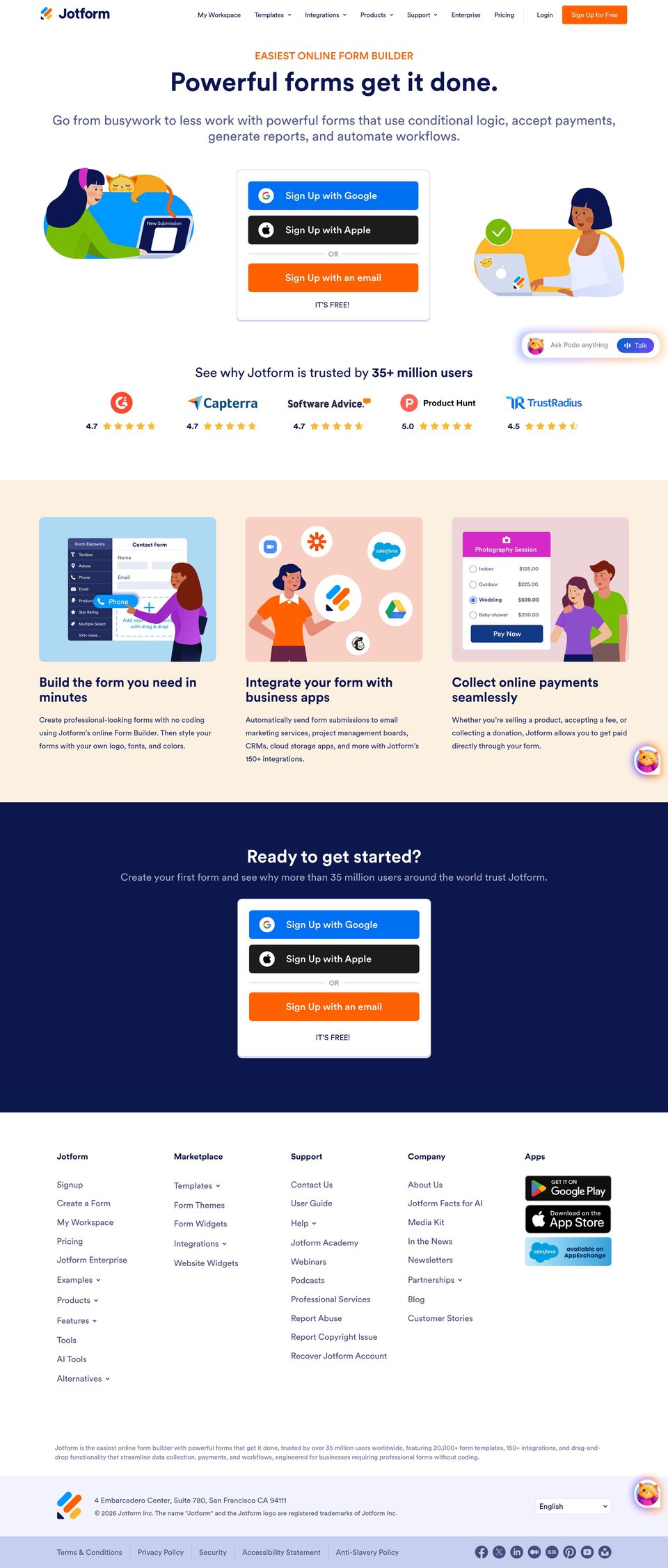 Jotform desktop