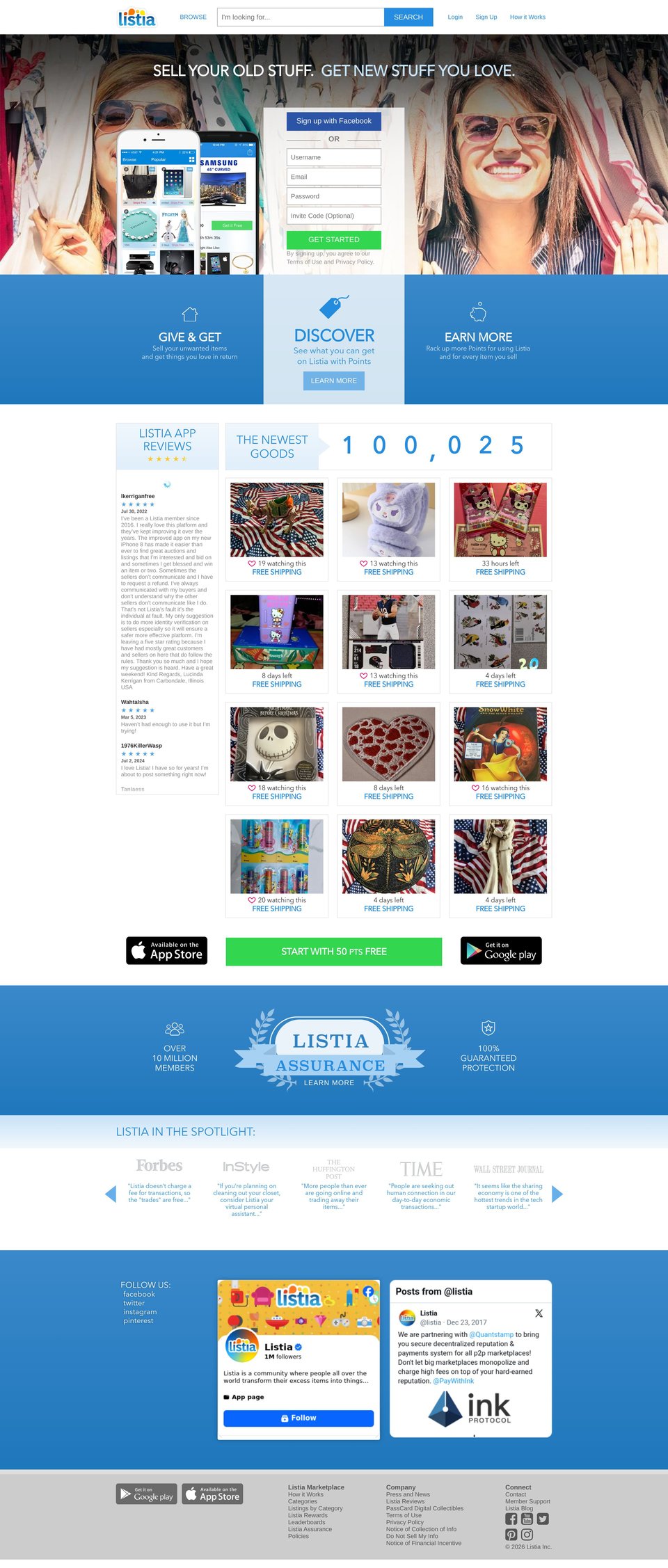 Listia desktop