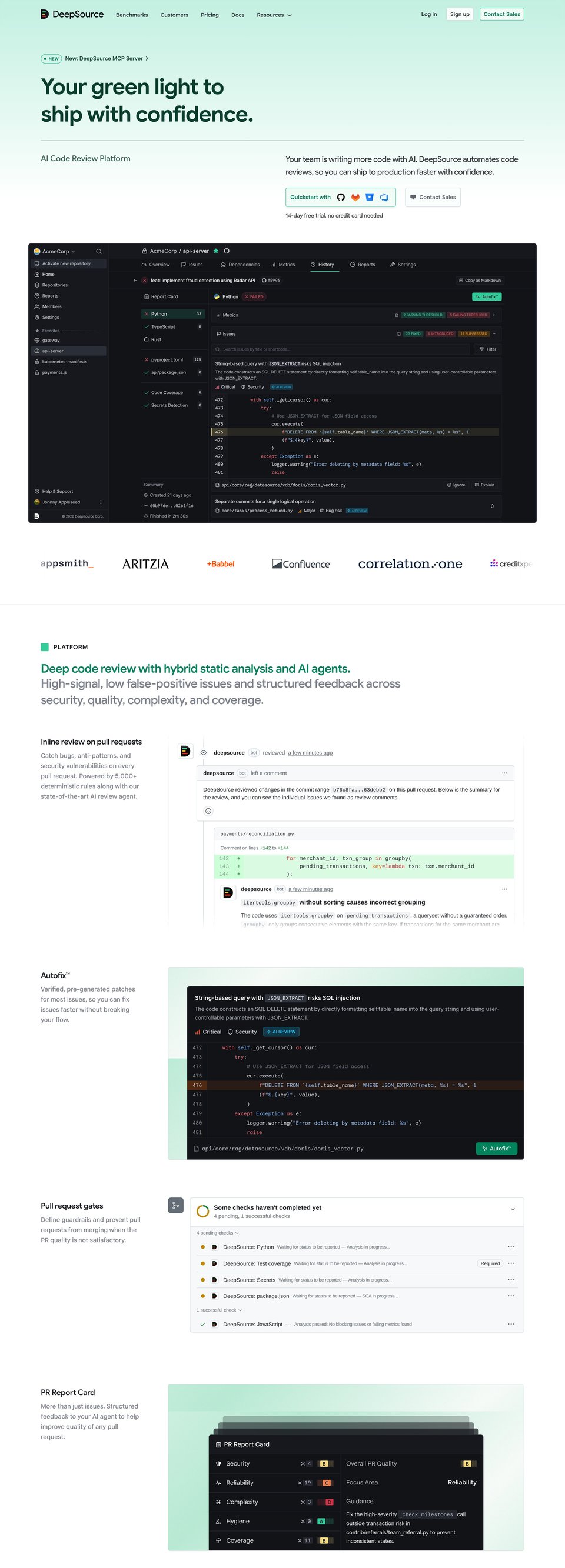 DeepSource desktop