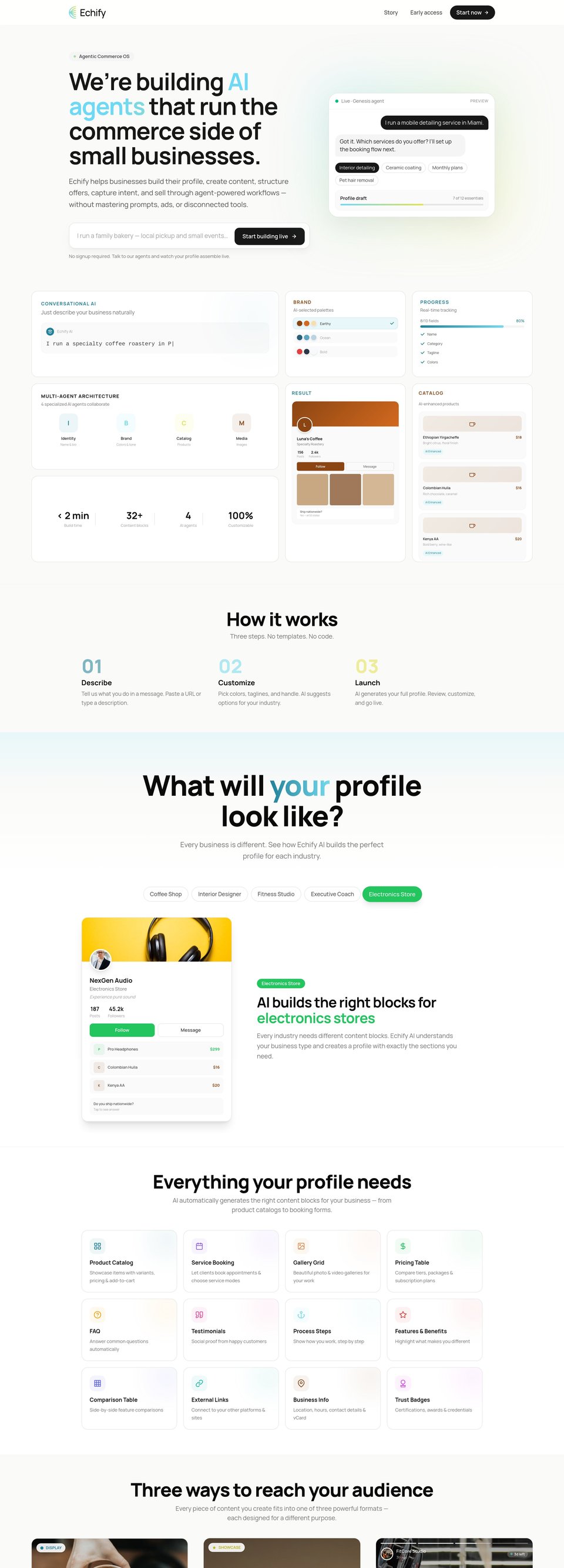 Echify desktop