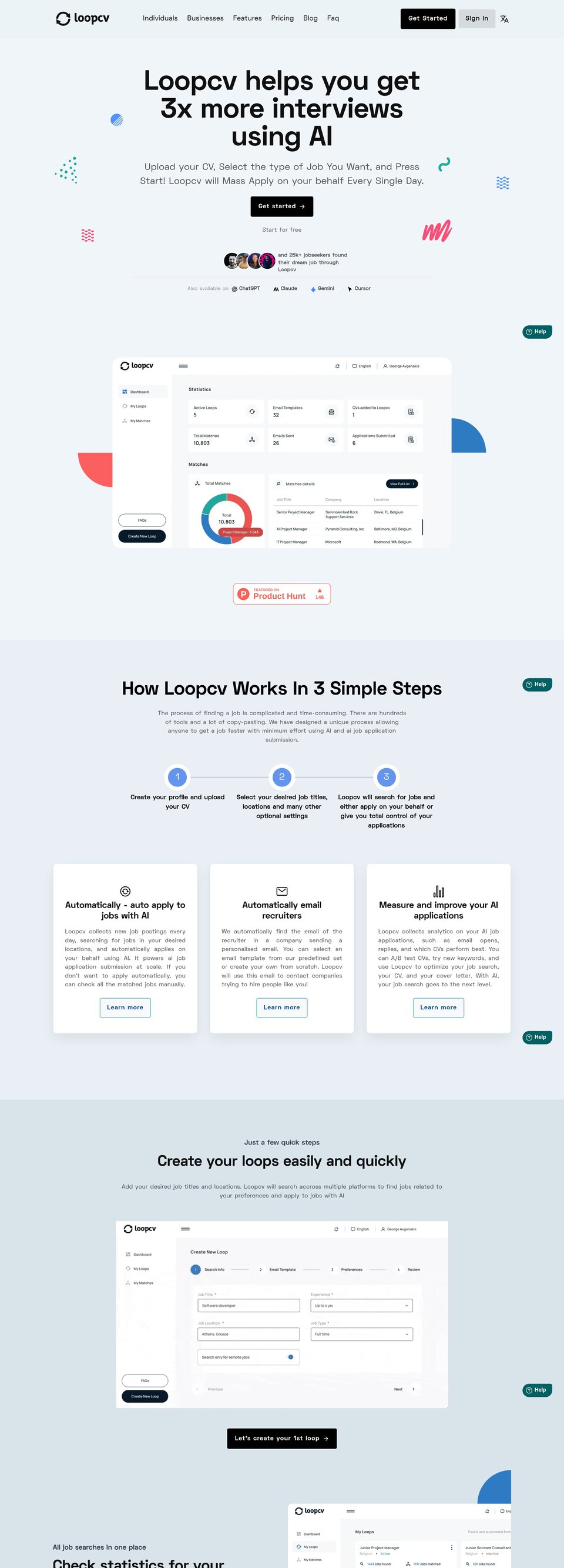 Loopcv desktop