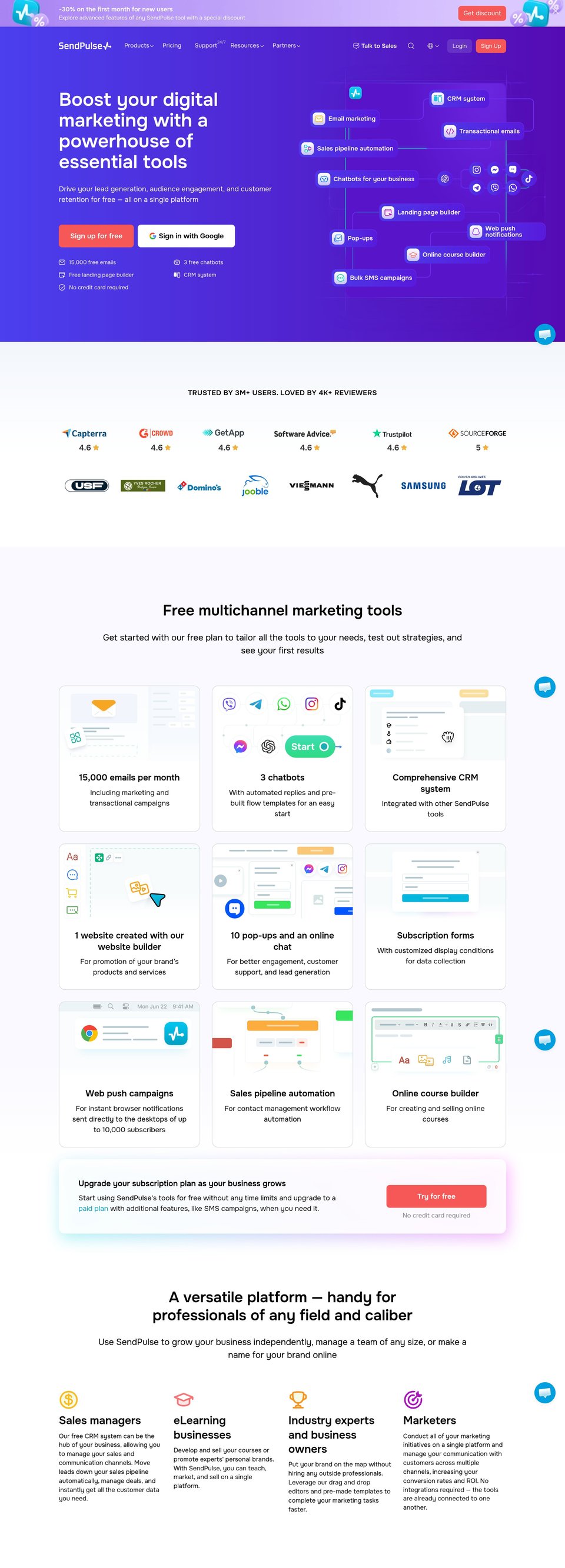 SendPulse desktop