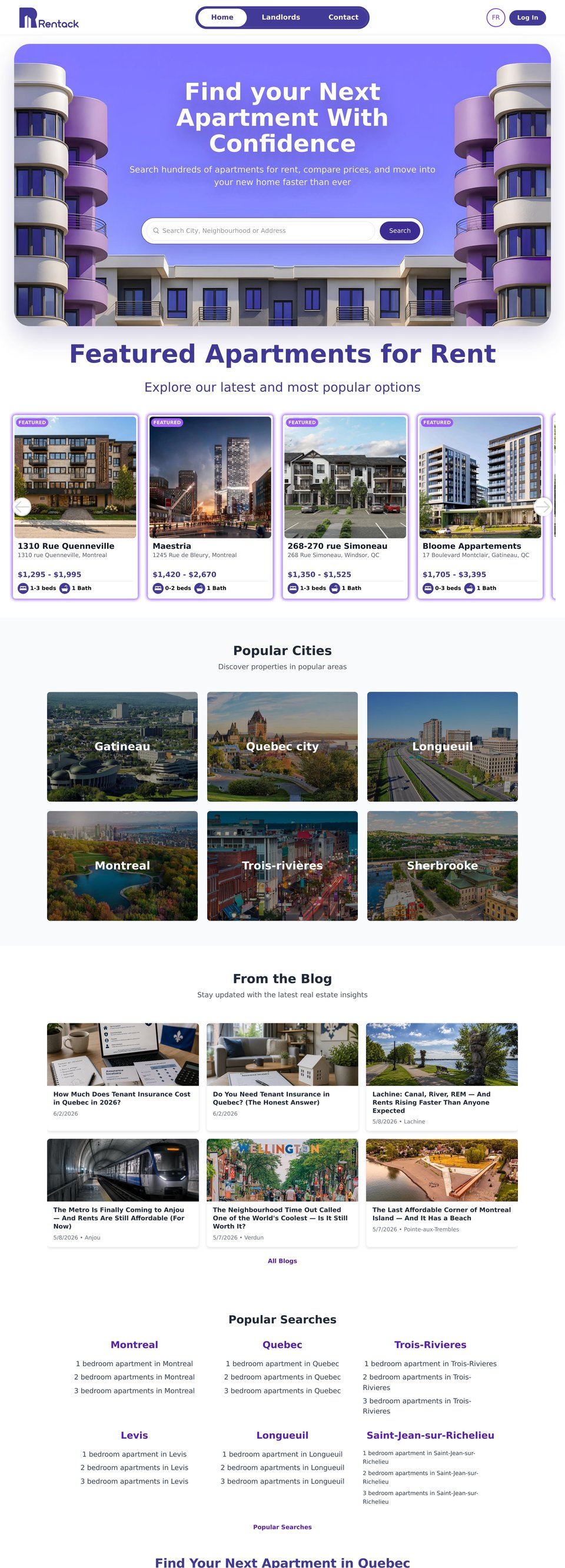 Rentack desktop