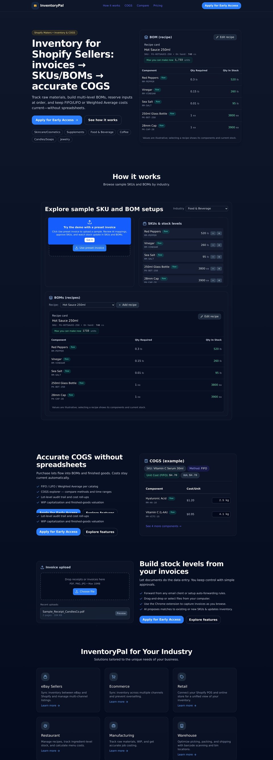 InventoryPal desktop