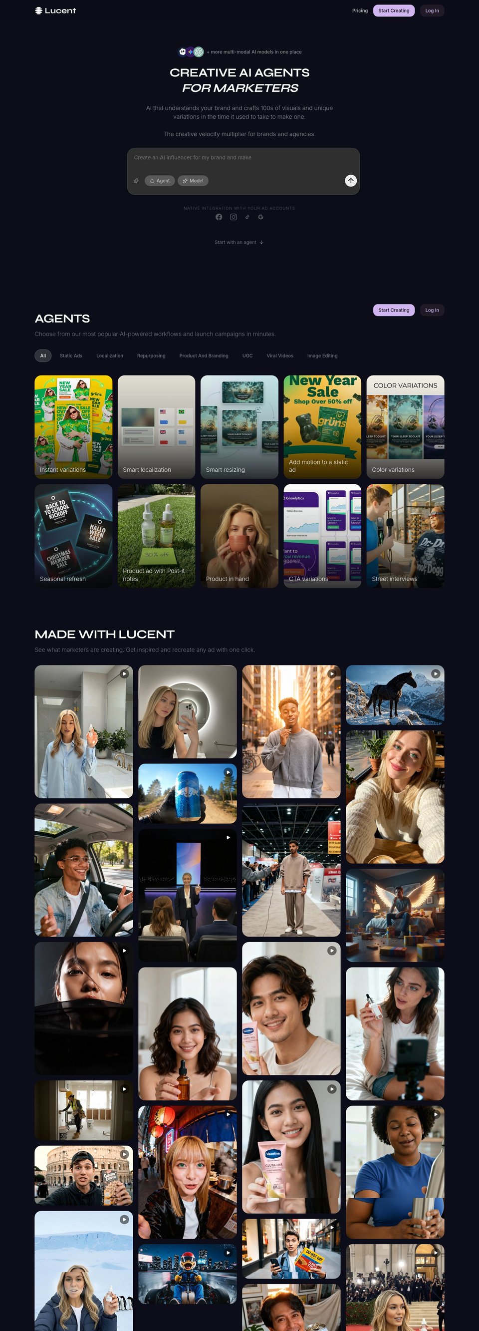 Lucent desktop