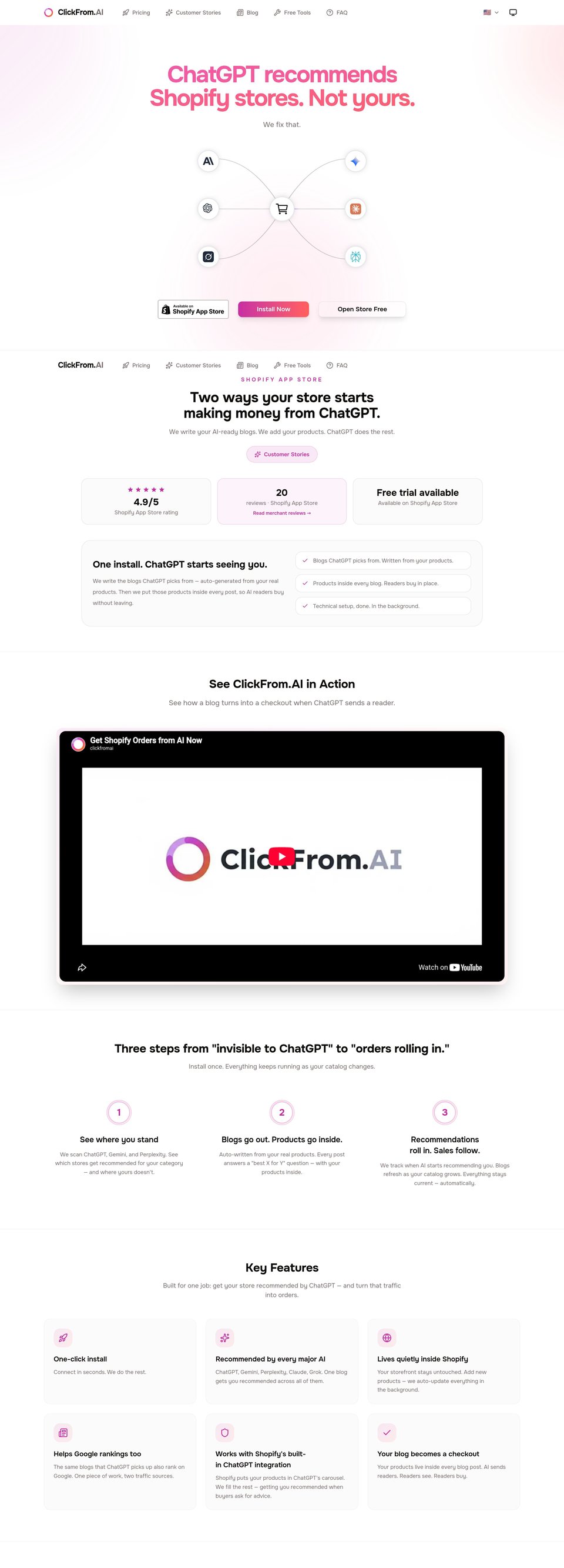 ClickFrom.AI desktop
