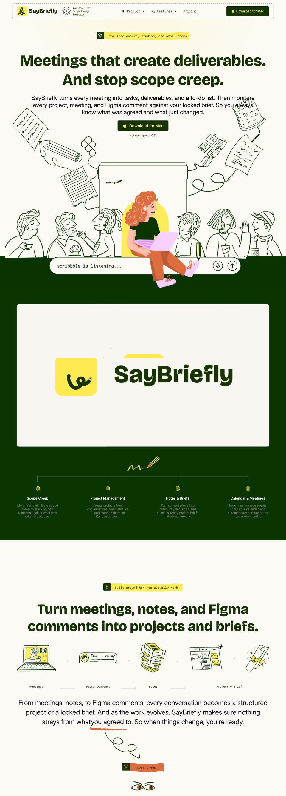 SayBriefly desktop