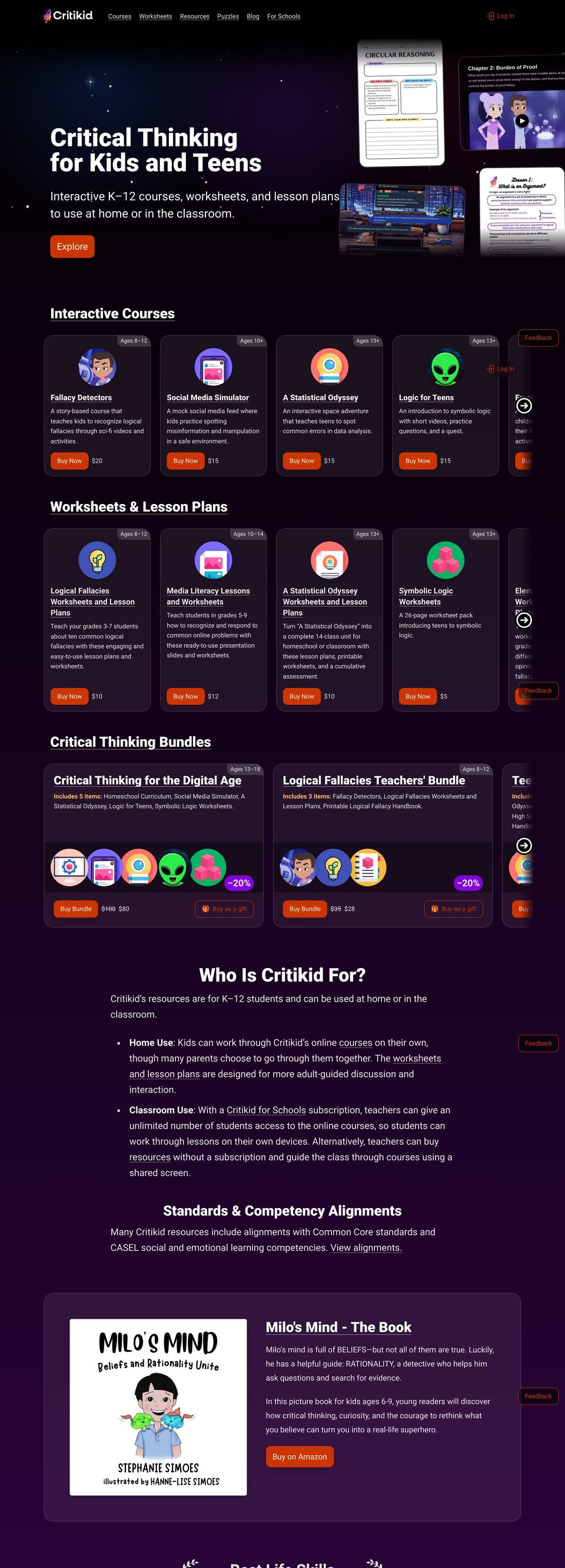 Critikid desktop