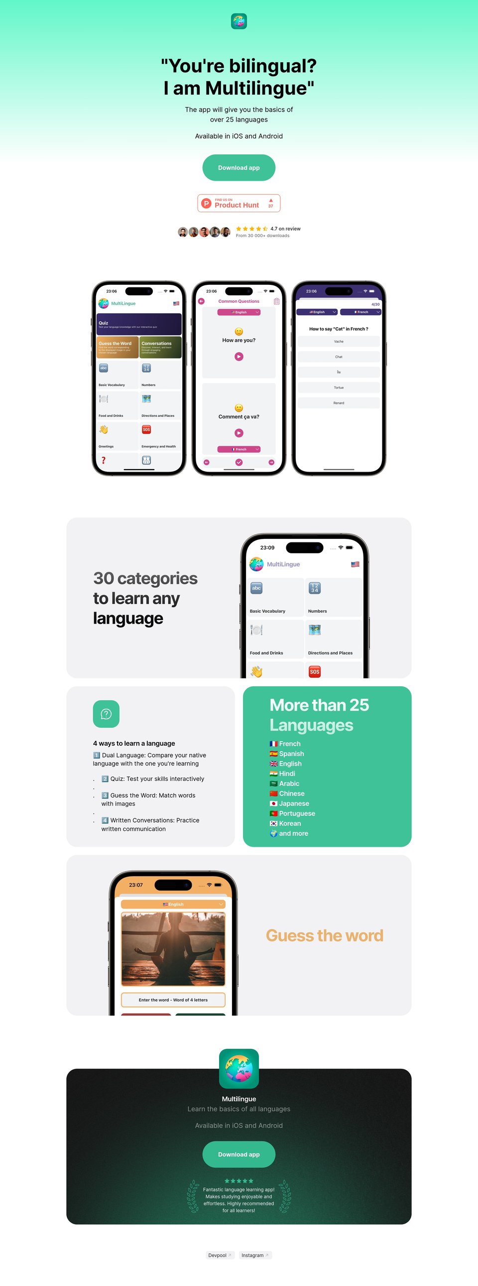 Multilingue - Learn Languages desktop