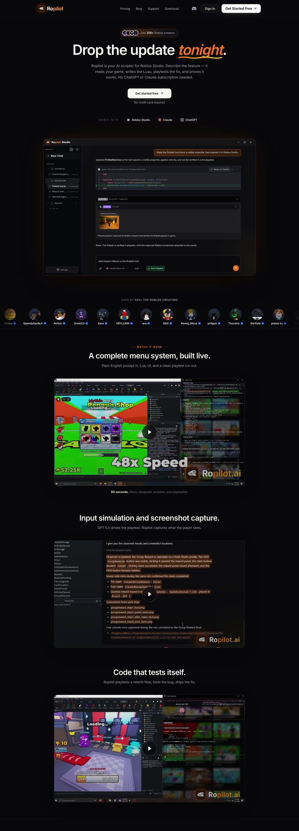 Ropilot desktop