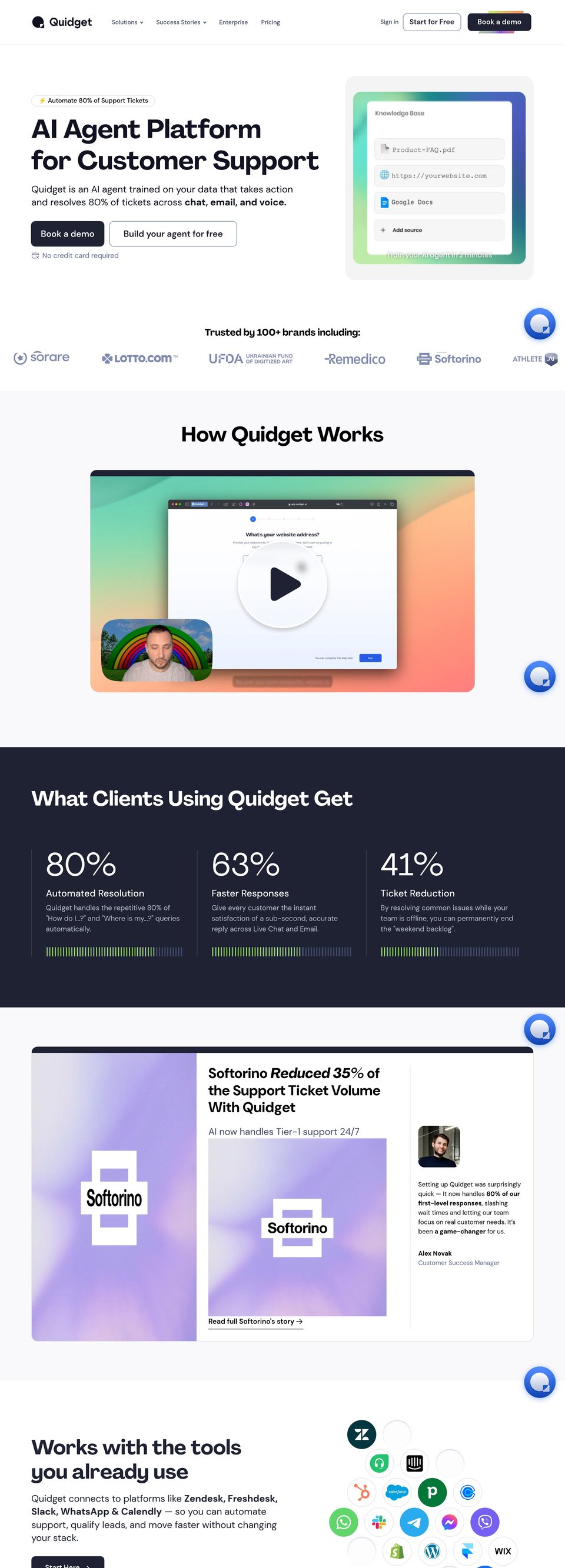 Quidget desktop