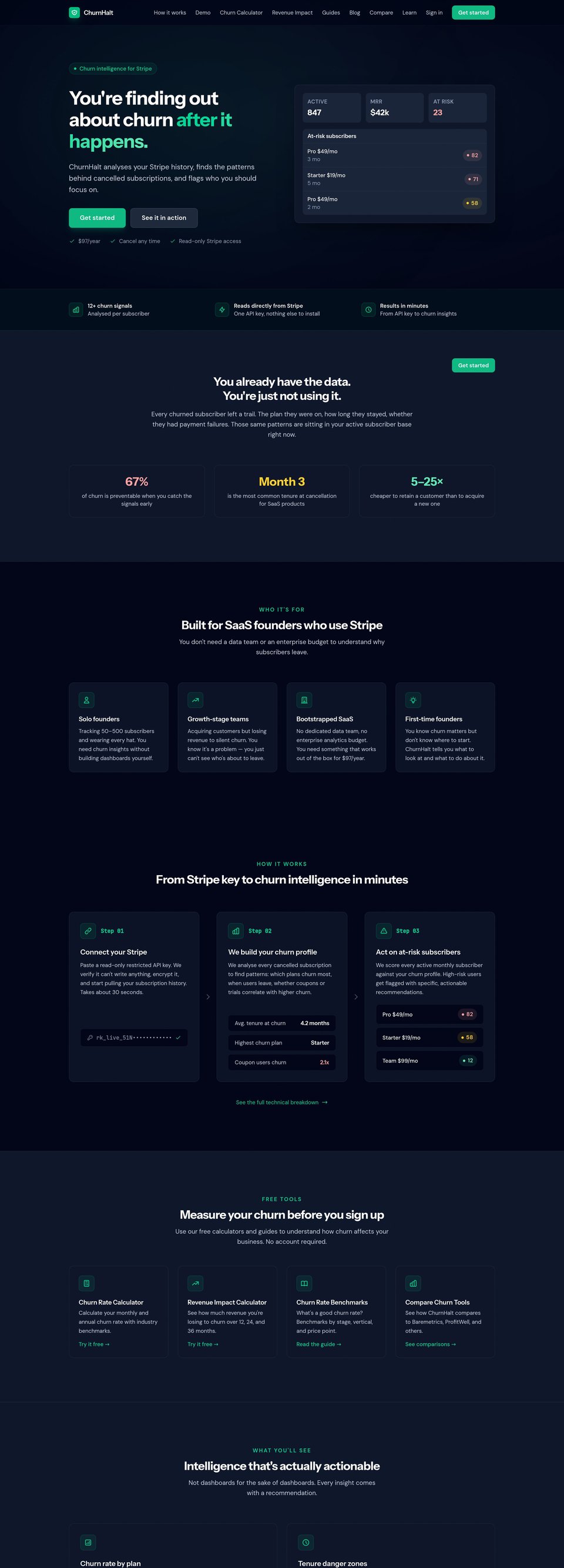 ChurnHalt desktop