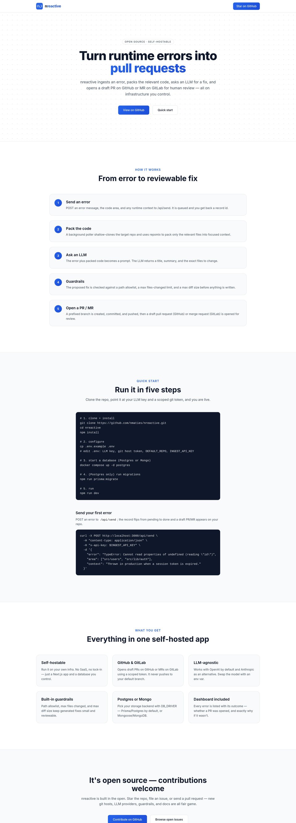 nreactive desktop